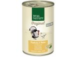 Real Nature Original Nourriture Humide Chat, Senior, Dinde & Poulet Avec Huile De Noix 6X400 G