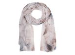 Schal Stylebreaker "Schal Mit Marmor Muster", Damen, Braun (Hellbraun), Obermaterial: 100% Viskose Cv., Modisch, ModetüCher Schal