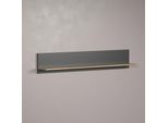 Wandboard Home Affaire "Estepona", Anthrazit Und Eichefarben, B:150Cm H:25Cm T:18Cm, Holzwerkstoff, Regale, Wandboard, Wandboard Mit Ablage - (B/T/H) 150/18/25 Cm