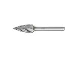 Pferd Tools Hartmetall HochleistungsfräSstift Alu Spitzbogen Spg Ø 12X25Mm Schaft-Ø 6Mm FüR Alu/Ne Metalle (21122766)