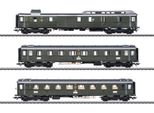 Personenwagen MÄRklin "Schnellzugwagen-Set Fd 226 Zur Baureihe 01 - 42490", GrüN, Modelleisenbahn-Fahrzeuge, Kinder, Kunststoff, Metall, Mit Licht