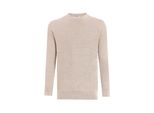 Rundhalspullover Felix Hardy "Pullover Mit Rundhalsausschnitt", Herren, Gr. Xxl, Beige, 100% Baumwolle, Pullover Rundhalspullover