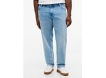 Regular-Fit-Jeans "Madison", Herren, Gr. 46, LäNge 32, Blau (Rio Blau), Denim/Jeans, Obermaterial: 99% Baumwolle, 1% Elasthan, Tommy Hilfiger Big & Tall, Gerade Normal, Jeans