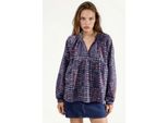 Bluse Mit BallonäRmeln Und Muster