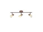 Brilliant Lampe Luca Spotrohr 3Flg Altkupfer/Champagner 3X R50, E14, 40W, Geeignet FüR Reflektorlampen (Nicht Enthalten) KöPfe Schwenkbar