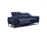 Sofa Avena 3-Sitzer Mit 1 Relaxfunktion, Dunkelblau