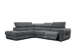 Ecksofa Calvera 5-Sitzer Mit 1 Relaxfunktion, Graphitfarben