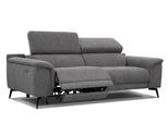 Relaxsofa Fiero 3-Sitzer Mit 1 Relaxfunktion, Dunkelgrau