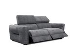 Sofa Calvera 3-Sitzer Mit 2 Relaxfunktionen, Graphitfarben