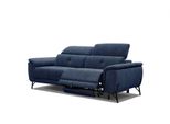 Sofa Avena 3-Sitzer Mit 1 Relaxfunktion, Dunkelblau