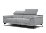 Sofa Fiero 3-Sitzer, Silberfarben
