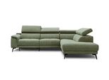 Ecksofa Fiero 5-Sitzer Mit 1 Relaxfunktion, OlivgrüN