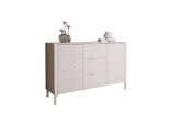 Sideboard Mit Schubladen Lumi, Kaschmir