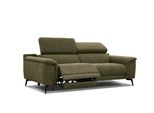 Relaxsofa Fiero 3-Sitzer Mit 1 Relaxfunktion, OlivgrüN