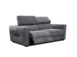 Sofa Calvera 3-Sitzer Mit 1 Relaxfunktion, Graphitfarben