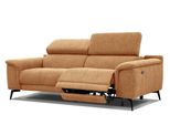 Relaxsofa Fiero 3-Sitzer Mit 1 Relaxfunktion, Orange