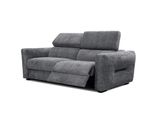Sofa Calvera 3-Sitzer Mit 1 Relaxfunktion, Graphitfarben