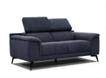Sofa Fiero 2-Sitzer, Dunkelblau