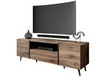 TV-ELEMENT Onyx Loft Auf Beinen 158 Cm Push Open