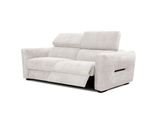 Sofa Calvera 3-Sitzer Mit 1 Relaxfunktion, Weiß