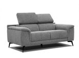 Sofa Fiero 2-Sitzer, Grau
