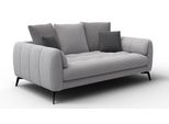 Sofa Calme 2,5-Sitzer, Hellgrau Und Dunkelgrau