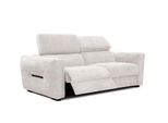 Sofa Calvera 3-Sitzer Mit 1 Relaxfunktion, Weiß