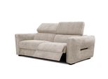 Sofa Calvera 3-Sitzer Mit 1 Relaxfunktion, Ecru