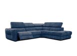 Ecksofa Calvera 5-Sitzer Mit 1 Relaxfunktion, Dunkelblau
