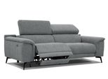 Relaxsofa Fiero 3-Sitzer Mit 1 Relaxfunktion, Grau