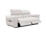 Sofa Calvera 3-Sitzer Mit 2 Relaxfunktionen, Weiß