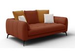 Sofa Calme 2,5-Sitzer, Dunkelorange Und éCru