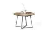 Esstisch Firenze Eiche Rustikal/Grau 120 X 120 Cm Ausziehbar