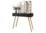 Schminktisch Sienna Gold Elite Mit Spiegel