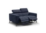 Relaxsofa Morello 2-Sitzer, Marineblau, 2 X Relax Zero Gravity