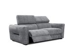 Sofa Calvera 3-Sitzer Mit 1 Relaxfunktion, Grau