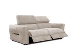 Sofa Calvera 3-Sitzer Mit 2 Relaxfunktionen, Ecru