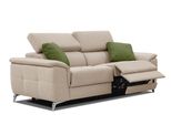 Sofa Plauen 3-Sitzer Mit 2 Relaxfunktionen, Beige