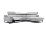 Ecksofa Fiero 5-Sitzer Mit 1 Relaxfunktion, Hellgrau