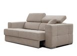 Sofa Quartz 3-Sitzer Mit Ausziehsitz, Taupe