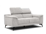Sofa Fiero 2-Sitzer, Hellgrau
