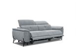 Sofa Avena 3-Sitzer Mit 2 Relaxfunktionen, Silberfarben