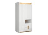 Schrank 2 TüRen Helios Weiß Und Holz