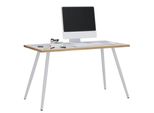 Schreibtisch Vcm "Schreibtisch BüRotisch Computertisch Salia 110X50", Braun (Weiß, Honig, Eiche), B:110Cm T:50Cm, Tische, Schreibtisch