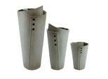 Dekovase Goebel "Vasen Sirikit 19 Cm / 31 Cm / 45 Cm 3Er Set GrüN", GrüN, B:12Cm H:19Cm T:12Cm, Vasen, HandwäSche Wird Empfohlen