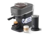 Philips Baristina Espressomaschine "BAR308/60 Mit Mahlwerk FüR Ganze Bohnen, MilchaufschäUmer Inkl.", Schwarzgrau, 1, Kaffeemaschinen, 16 Bar Pumpendruck, Schwarzgrau, Espressomaschine
