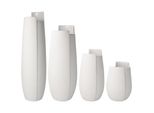 Dekovase Goebel "Vasen Ova 16 Cm / 21 Cm / 30,5 Cm / 36 Cm 4Er Set Weiß", Weiß, B:2Cm H:2Cm T:2Cm, Vasen, HandwäSche Wird Empfohlen