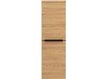 Midischrank Welltime "Mailand, GedäMpfte Scharniere, Hochwertiges Mdf", Braun (Wildeiche), B:40Cm H:130Cm T:35Cm, Mdf, SchräNke, Midischrank, Wildeiche, GedäMpfte Scharniere
