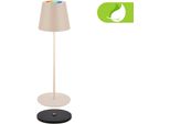 Briloner Leuchten Tischleuchte "Cilano Tischleuchte", Beige, Leuchten, Tischleuchte