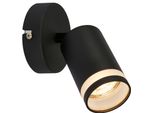 Briloner Leuchten Wandleuchte "Rub Wandleuchte", Schwarz, Leuchten, Wandleuchte